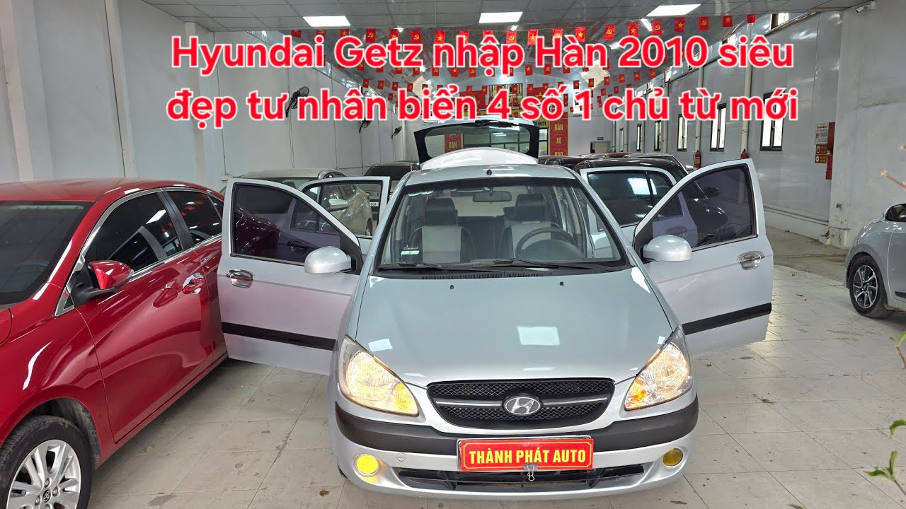🇰🇷 Hyundai Getz nhập Hàn 2010 siêu đẹp | Xe tư nhân biển 4 số 1 chủ từ mới máy zin chất | 0913633466