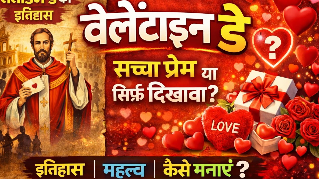 वेलेंटाइन डे क्यों मनाते हैं? | पूरा इतिहास, सच्चा प्रेम या सिर्फ दिखावा?