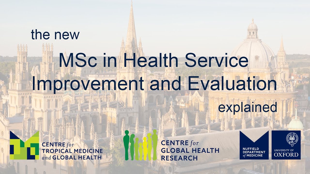 The new MSc in Health Service Improvement and Evaluation explained