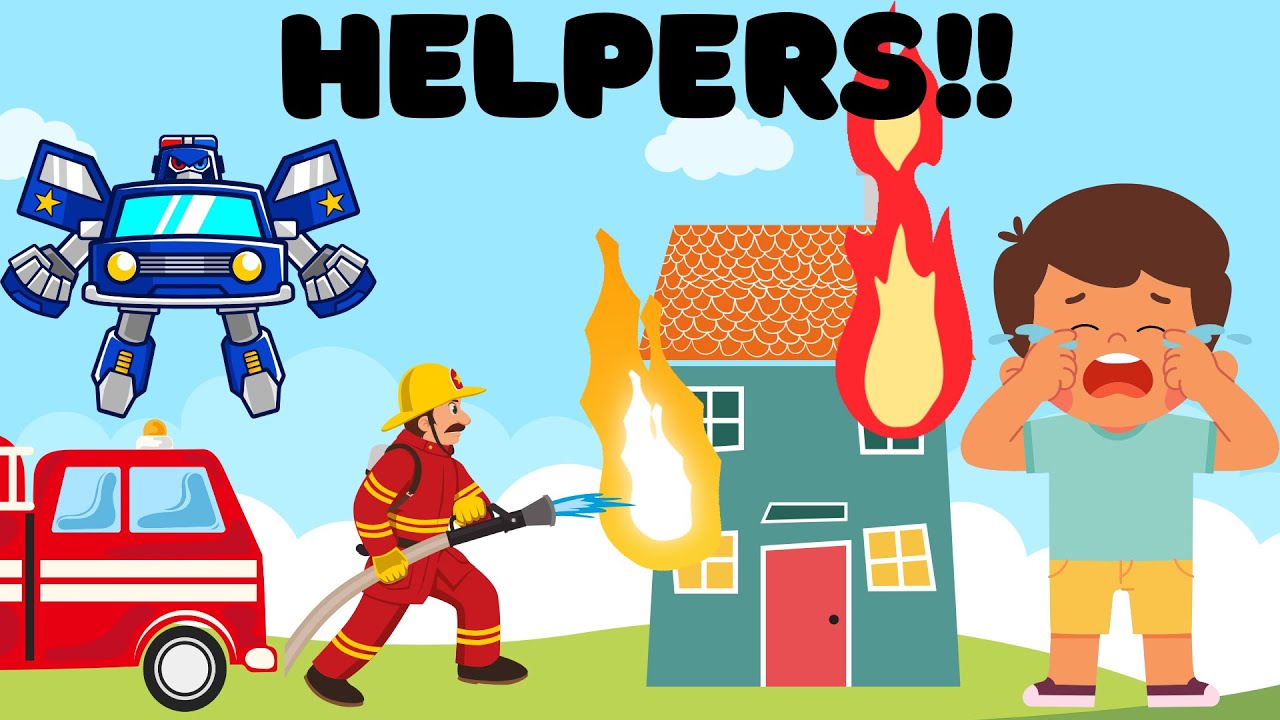 Helper Vehicles !! Can you name all these Road Utility Vehicles ? Vehicle Names and Trucks for kids