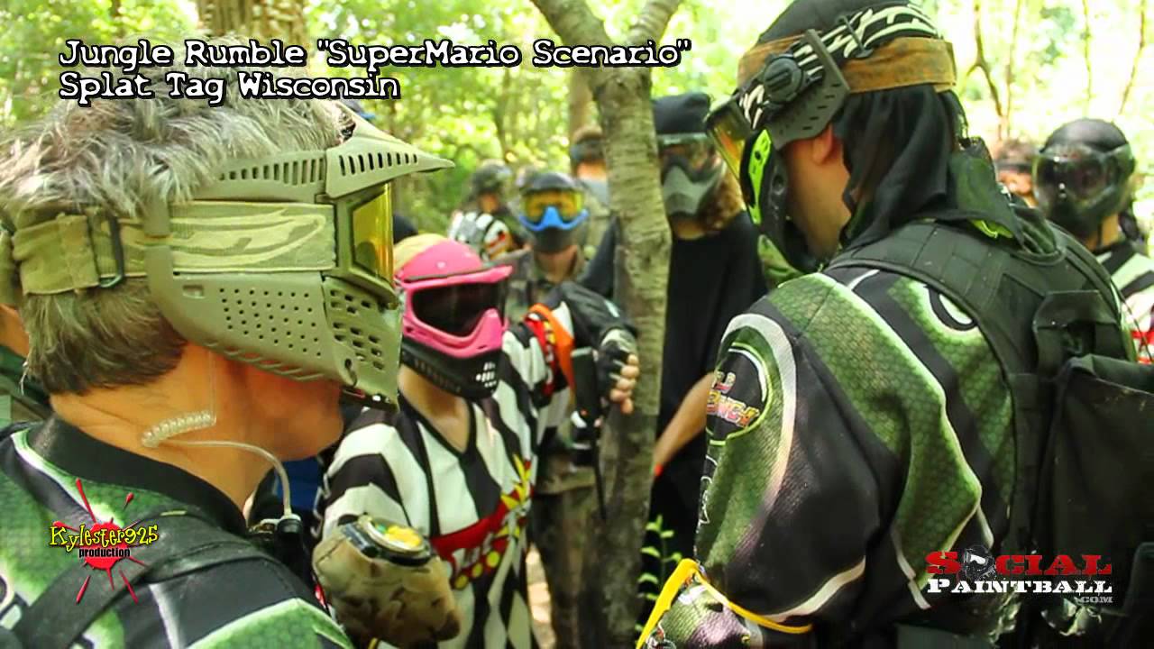Paintball Woodsball Warrior: Jungle Rumble SuperMario Scenario