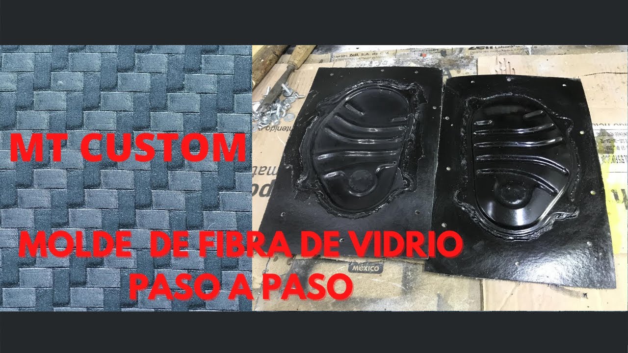 MOLDE DE FIBRA DE VIDRIO PASO A PASO!!!!!