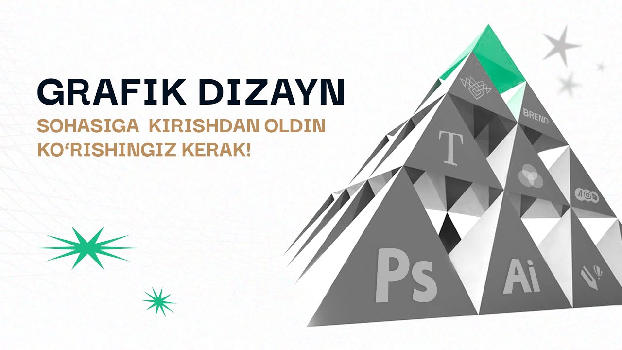 Grafik dizayn yo'nalishiga kirmoqchi bo'lgan barcha ko'rishi kerak bo'lgan video