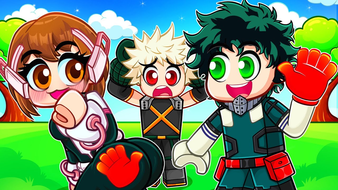 Deku & His Friends Play SLAP Battles In Roblox!