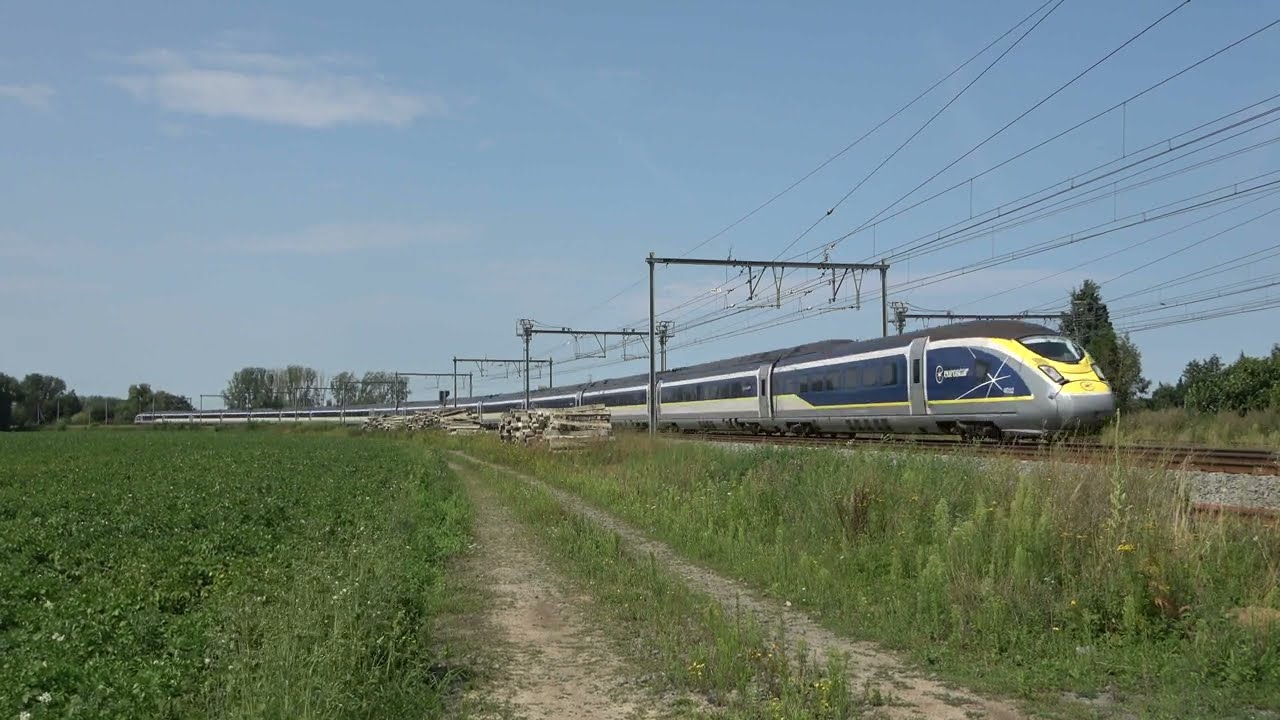 Omgeleide HSL treinen in Doornik en Froyennes/Trains LGV déviés à Tournai et Froyennes 22-8-2024