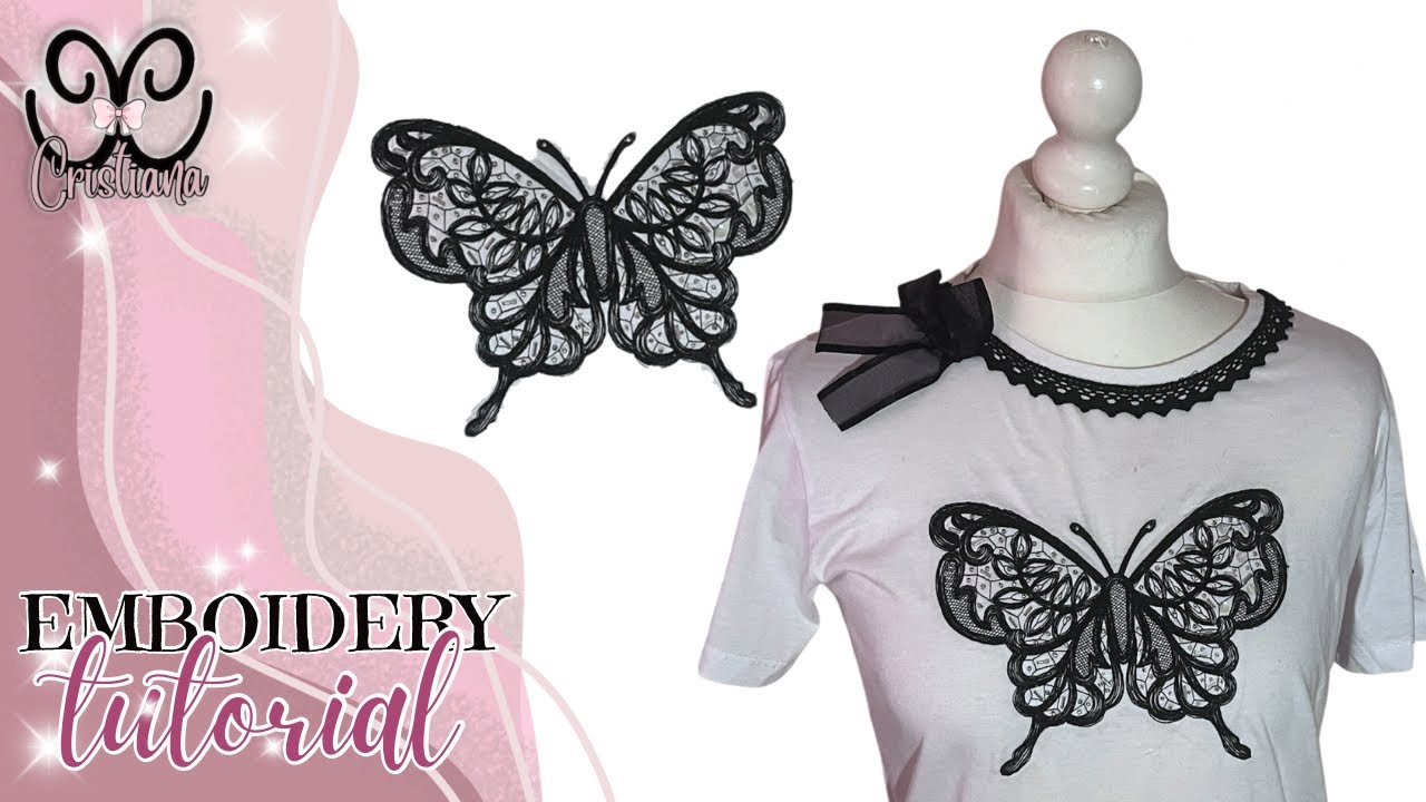 ✂️RICAMO MAGLIA Necchi C2000 #embroidery #ricamo #tutorial  149🎀 @cri.carpent 