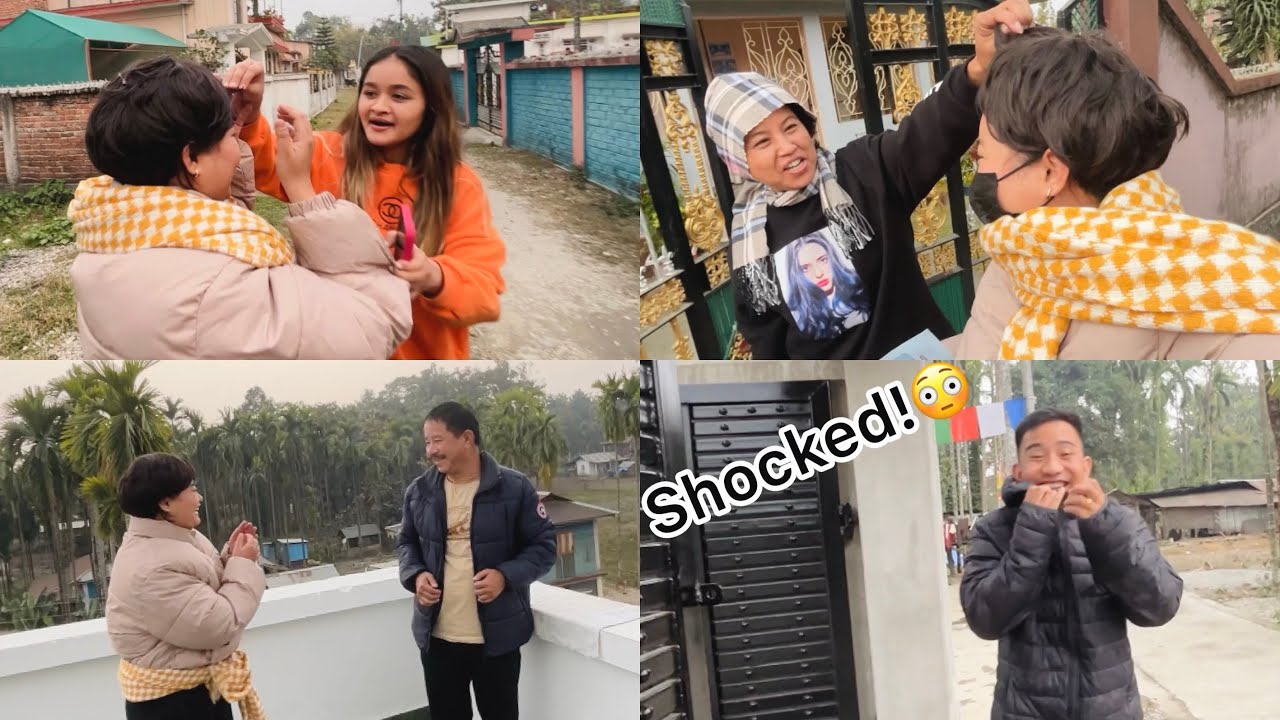 @passangmoktan FAMILY & MY FRIENDS EPIC REACTION ON MY NEW HAIRCUT 😂