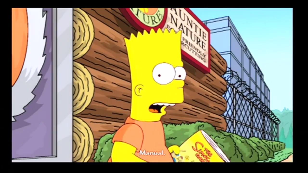 PS2 The Simpsons Game Lisa the Tree Hugger
