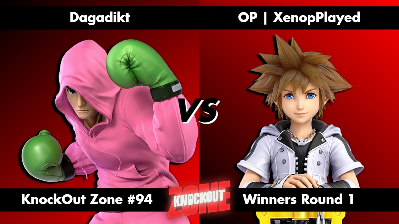 KnockOut Zone #94 - SSBU Winners Round 1 - Dagadikt (Little Mac) vs XenoPlayed (Sora)