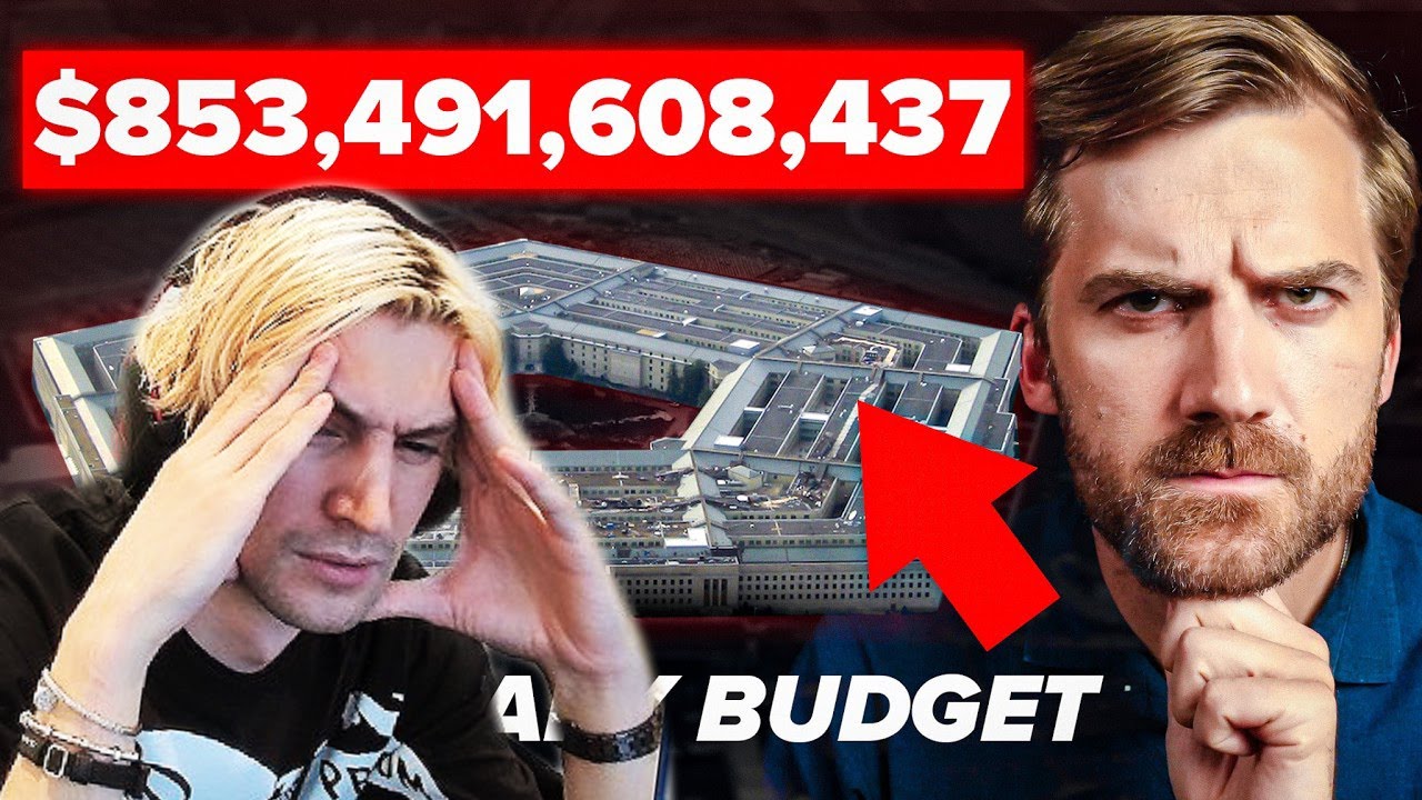 Why does the US spend so much on its military? | xQc Reacts