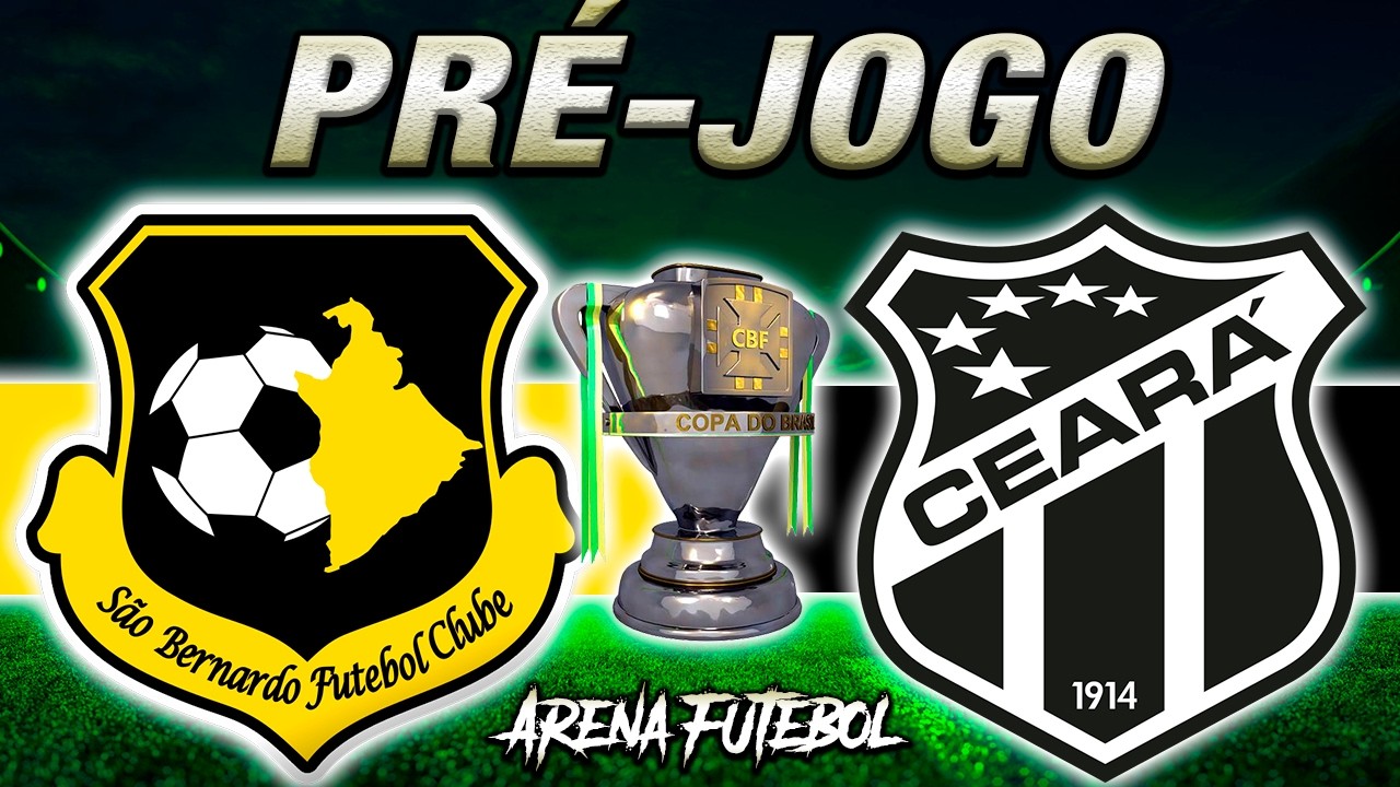 SÃO BERNARDO x CEARÁ AO VIVO Copa do Brasil - Narração