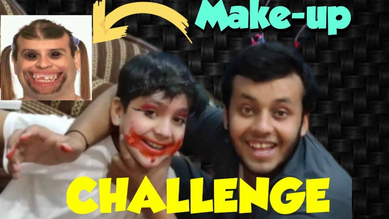 MAKE-UP CHALLENGE WITH HUSSAIN 👈🤣 | MAZA NA AYA PASAY WAPIS 😄