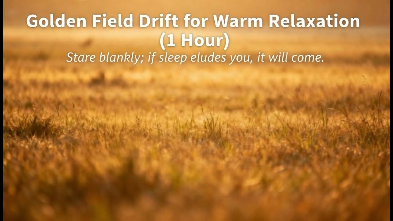 DriftLab | Golden Field Drift for Warm Relaxation (1 Hour)
