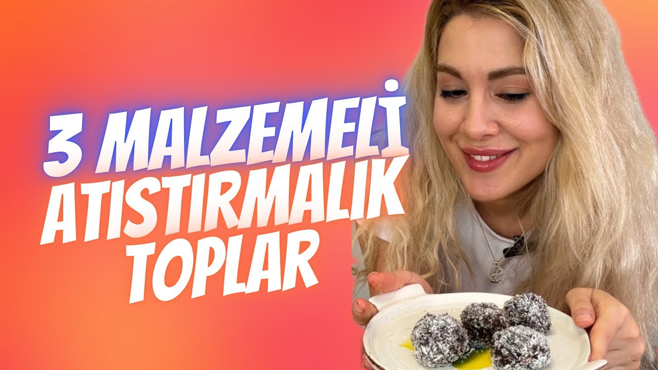 SADECE 3 MALZEME İLE DİYETE UYGUN ATIŞTIRMALIK YAPIYORUZ | DİYETİSYEN MÜRVET BİLGE