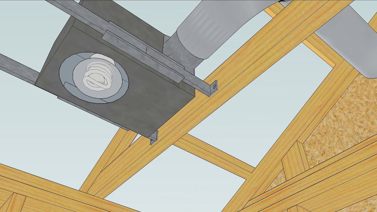Seal Bath Fans at the Ceiling and Damper — Thermal Bypass Checklist 5.1.4