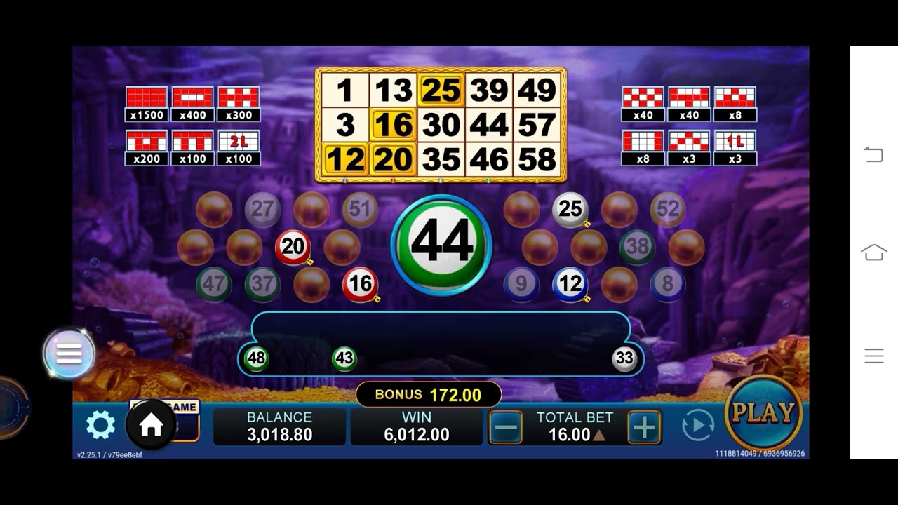 ATLANTIS BINGO BONUS JACKPOT🤑🤑