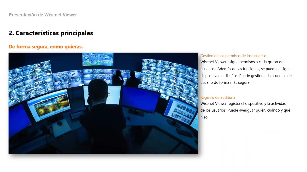 WEBINAR Wisenet Viewer- Plataforma para administración de grabadores Wisenet
