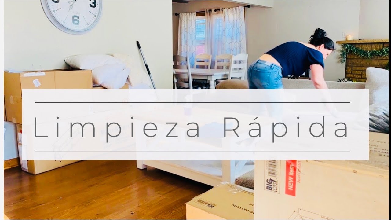 Limpieza R&aacute;pida de mi Casa 🏡 | Doris Vargas