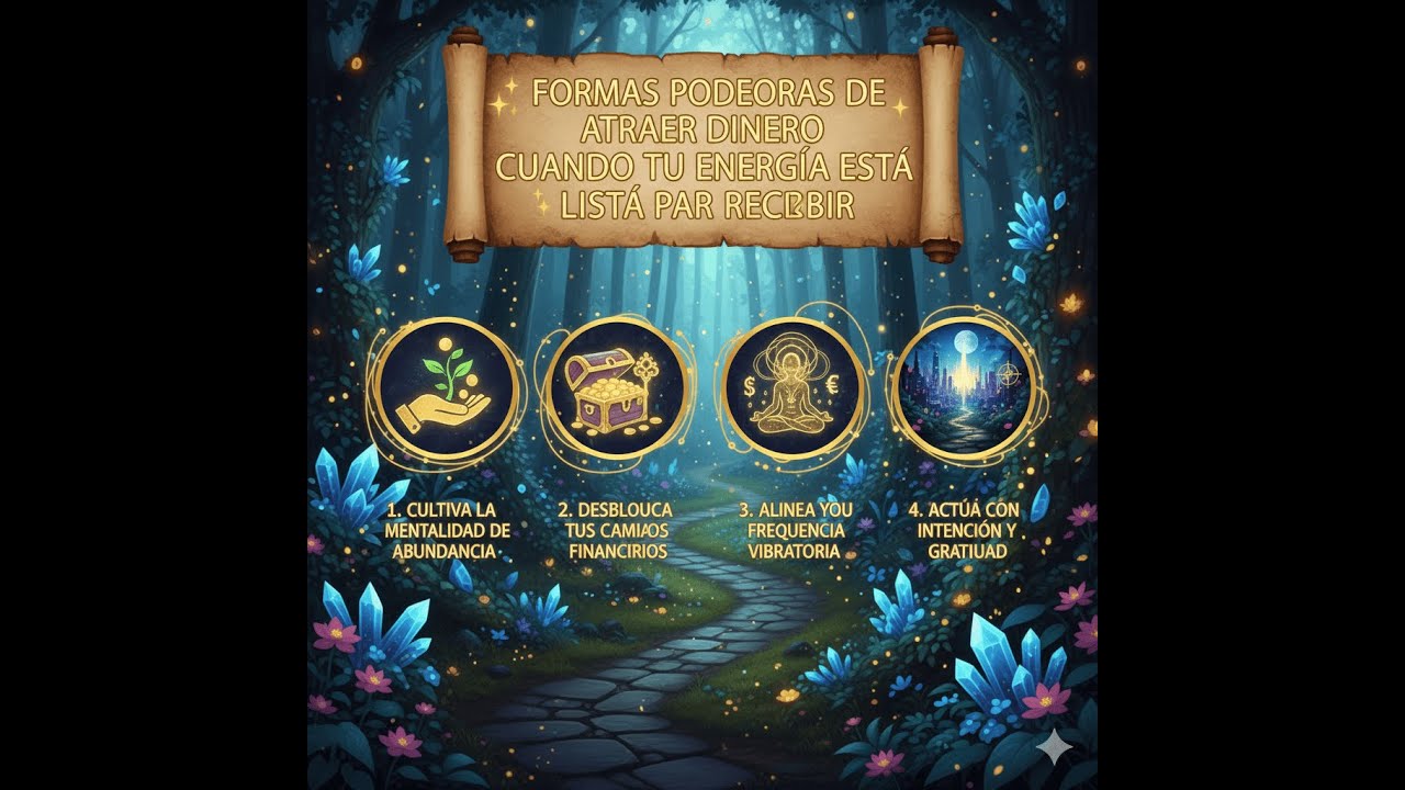 FORMAS PODEROSAS DE ATRAER DINERO CUANDO TU ENERGÍA ESTÁ LISTA PARA RECIBIR