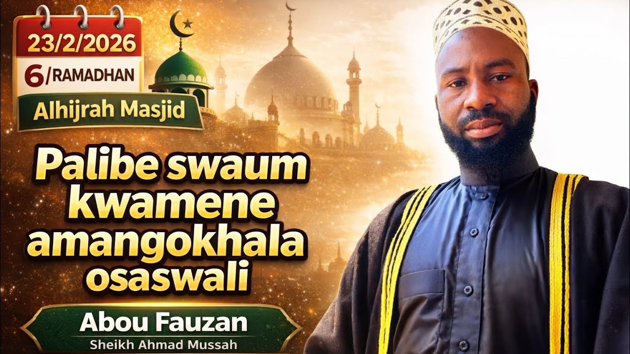 Sheikh Ahmad mussah: Palibe swaum kwamene amangokhala osaswali #malawi #viral #video 