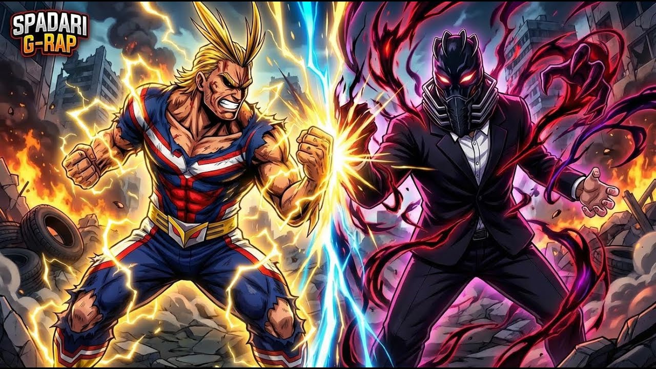 UNITED STATES OF SMASH! 👊 | Rap do All Might vs All For One | Spadari G-Rap