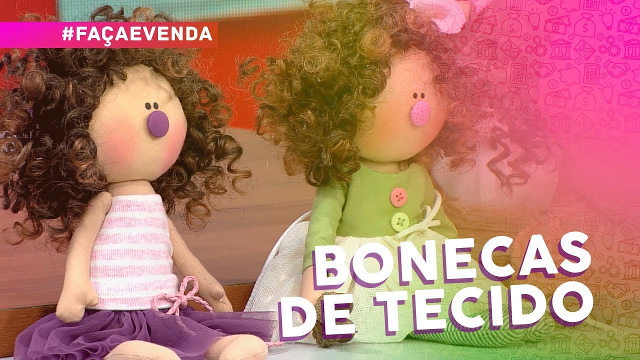 Bonecas de tecido por Adriana Leal