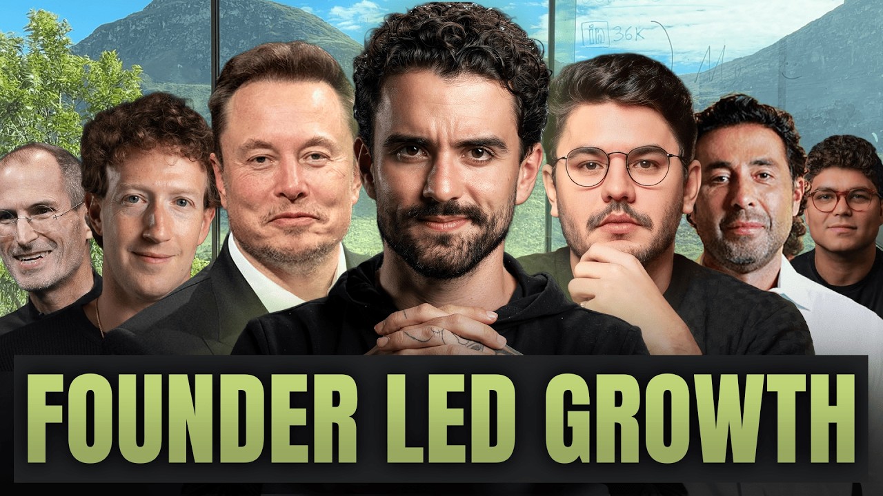 A Estratégia Secreta dos Grandes Empresários [Explicando o Founder-Led Growth + 50 Exemplos]
