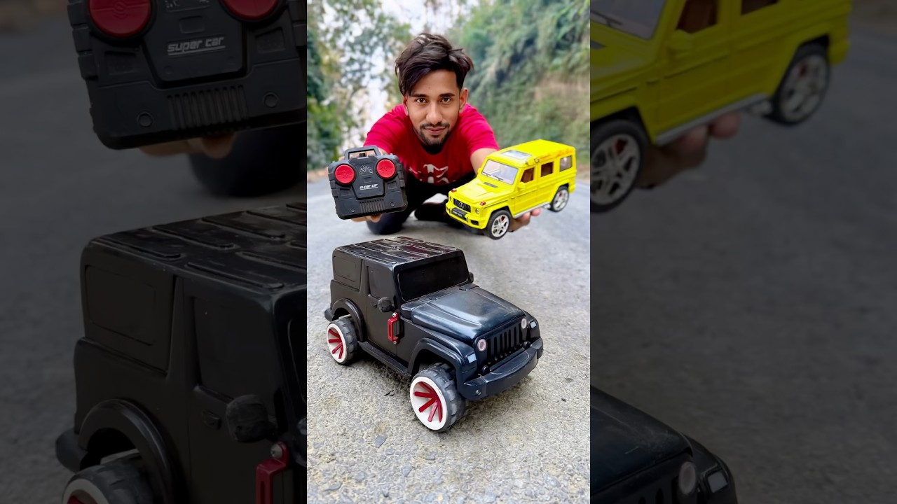 Amr 2 ta Remote Control G Wagon Car VS Mahindra Thar 🔥