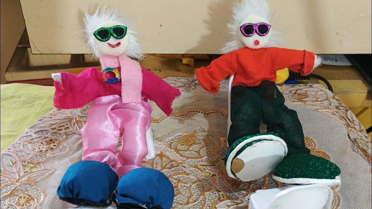कपड़ों से डॉल #craftyhome #diydoll #craftyliving #dollcraft #ideasforhome #ideasworthspreading