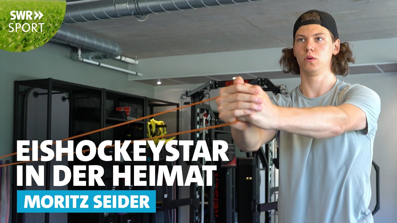Eishockeystar Moritz Seider - zwischen Detroit und Angelbachtal | SWR Sport