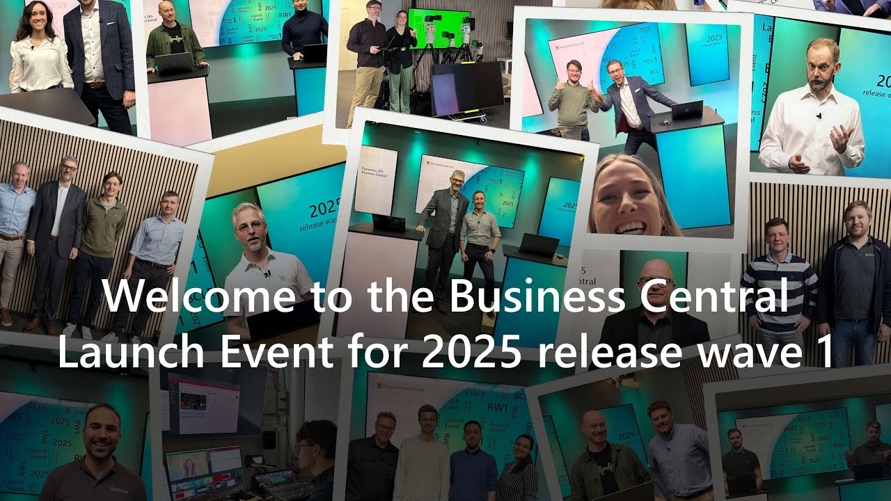 Business Central Launch Event 2025 release wave 1 - Recording of Live Opening