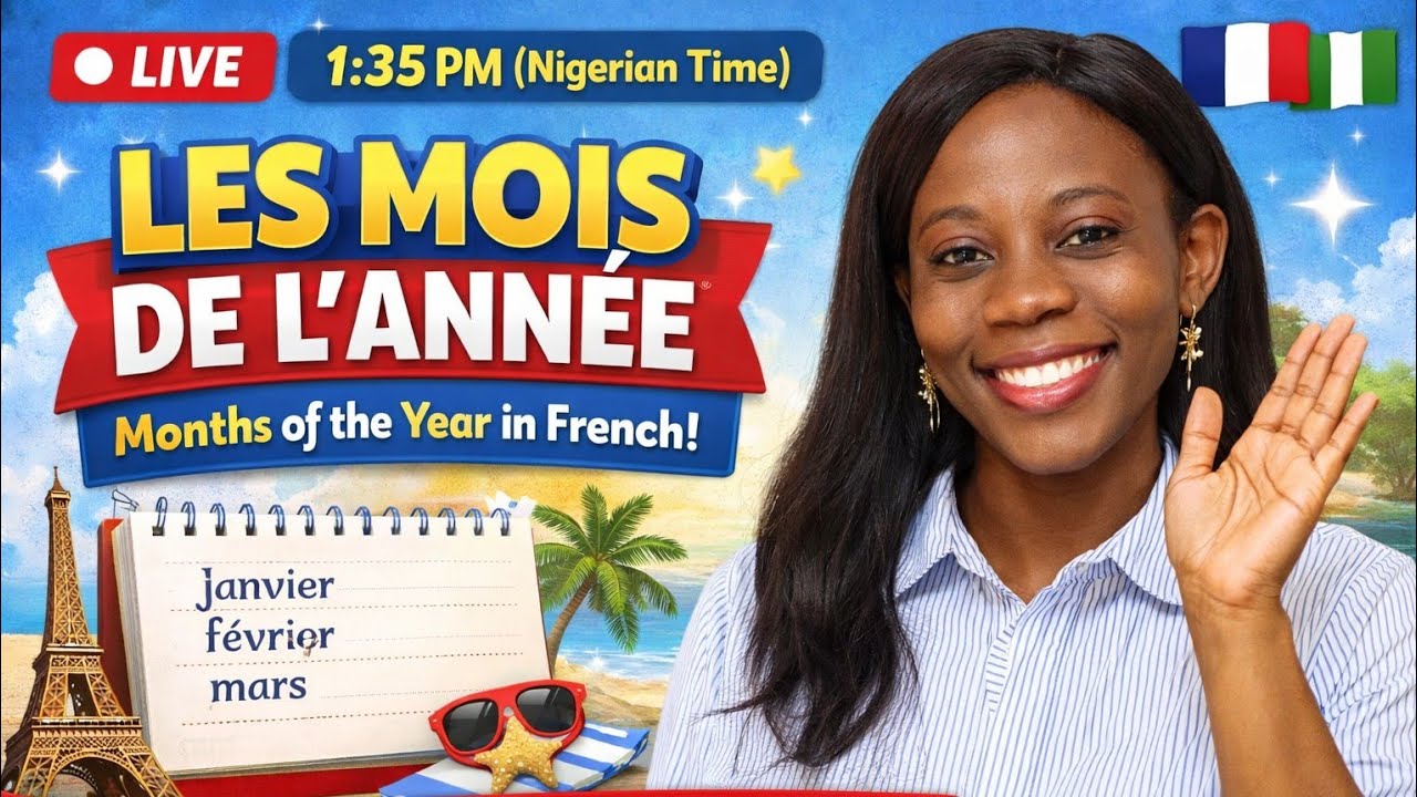 @GenyFrench is live🇫🇷 Months of the Year | Les Mois de l’Année #youtubevideos #education #learning