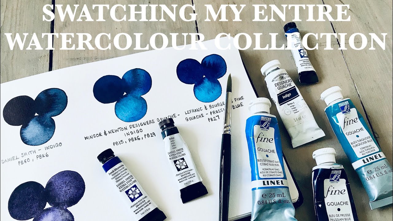 SKETCHBOOK TIME 10 ✷ Swatching my entire watercolour & gouache collection! ✷ Q&A
