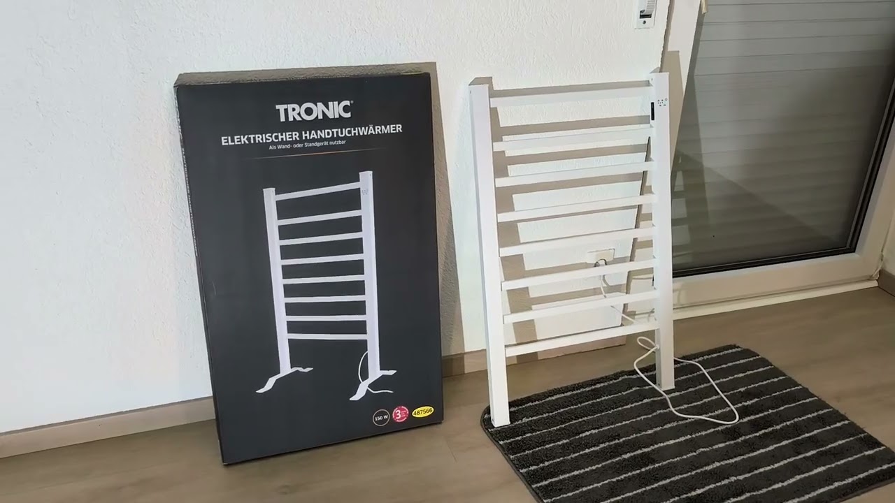 Elektrischer Handtuchhalter von Tronic !!! Taugt dieser zum Heizen XY9777