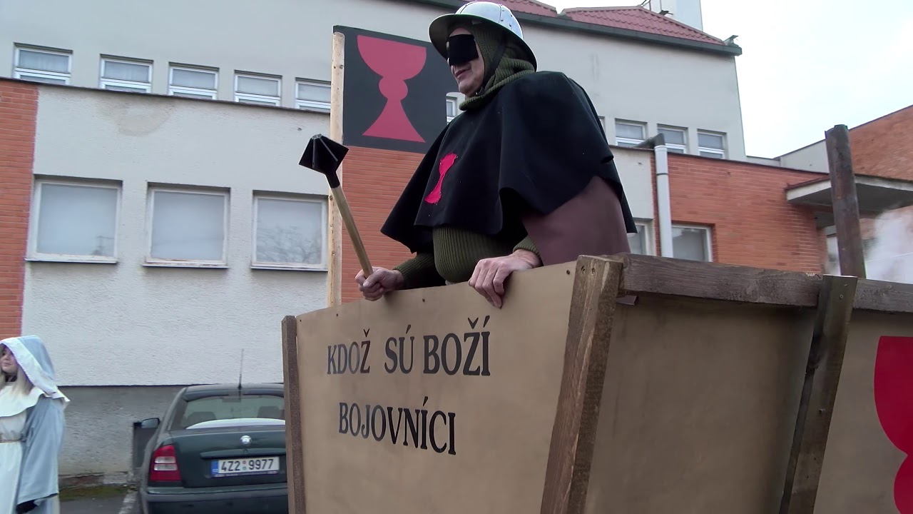 Masopustn&iacute; obchůzka po obci.  22.2.2020 Vlčnov - kompletn&iacute; z&aacute;znam, bez střihu