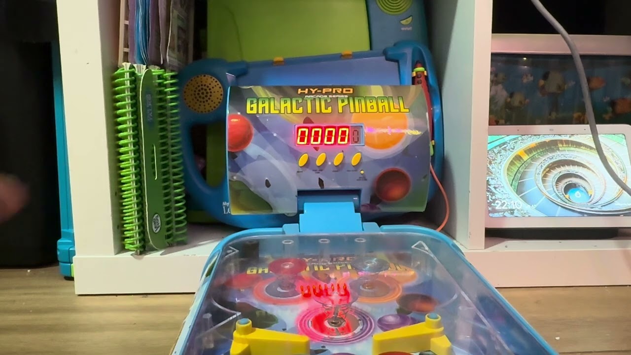 Hy Pro Galactic Pinball Startup Shutdown