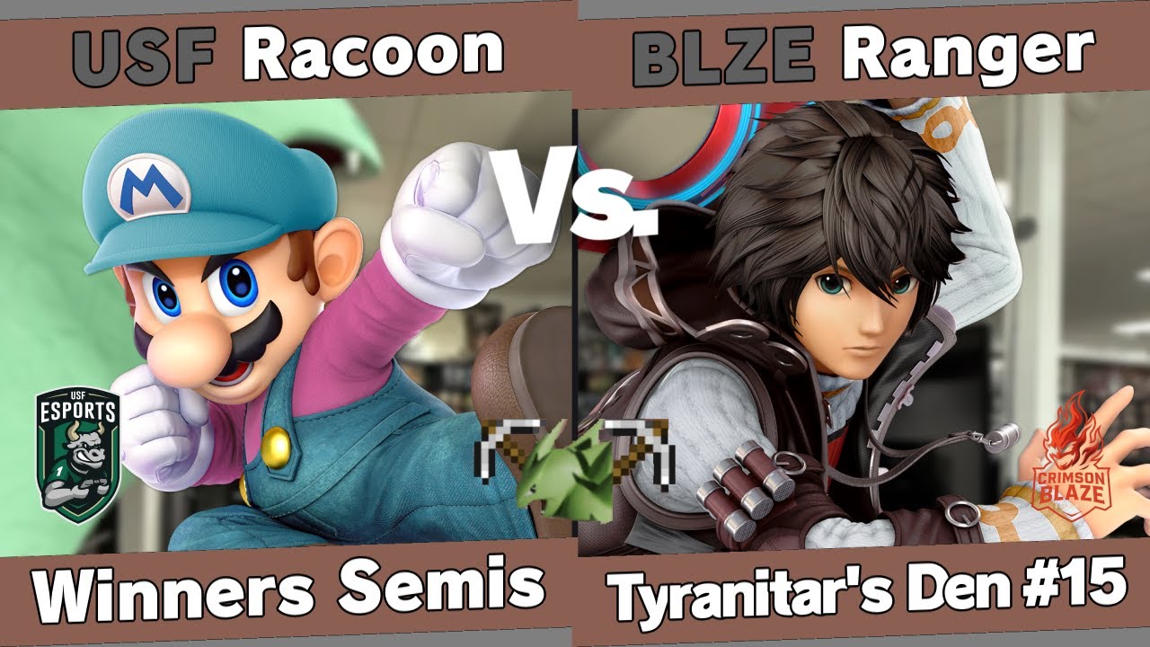 Tyranitar's Den 15 - Racoon (Mario) vs Ranger (Shulk) - Winners Semis