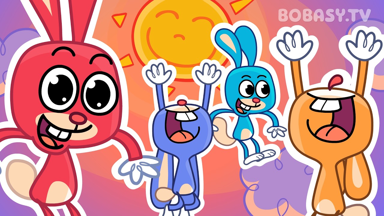 Hop Siup! Skaczemy Jak Zające 🐰 | Piosenka dla Dzieci 🎵 | Bobasy TV