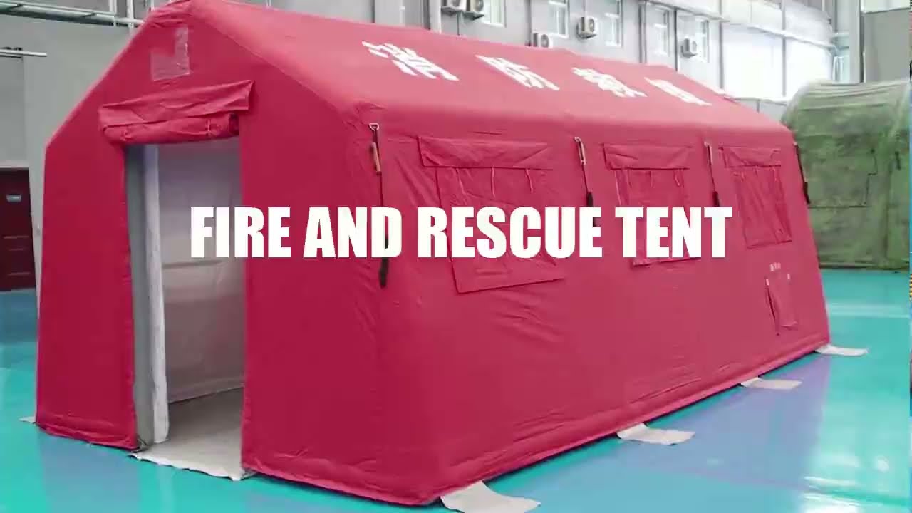Fire-Resistant Inflatable Shelter System - Rapid Deployment for Critical Operations