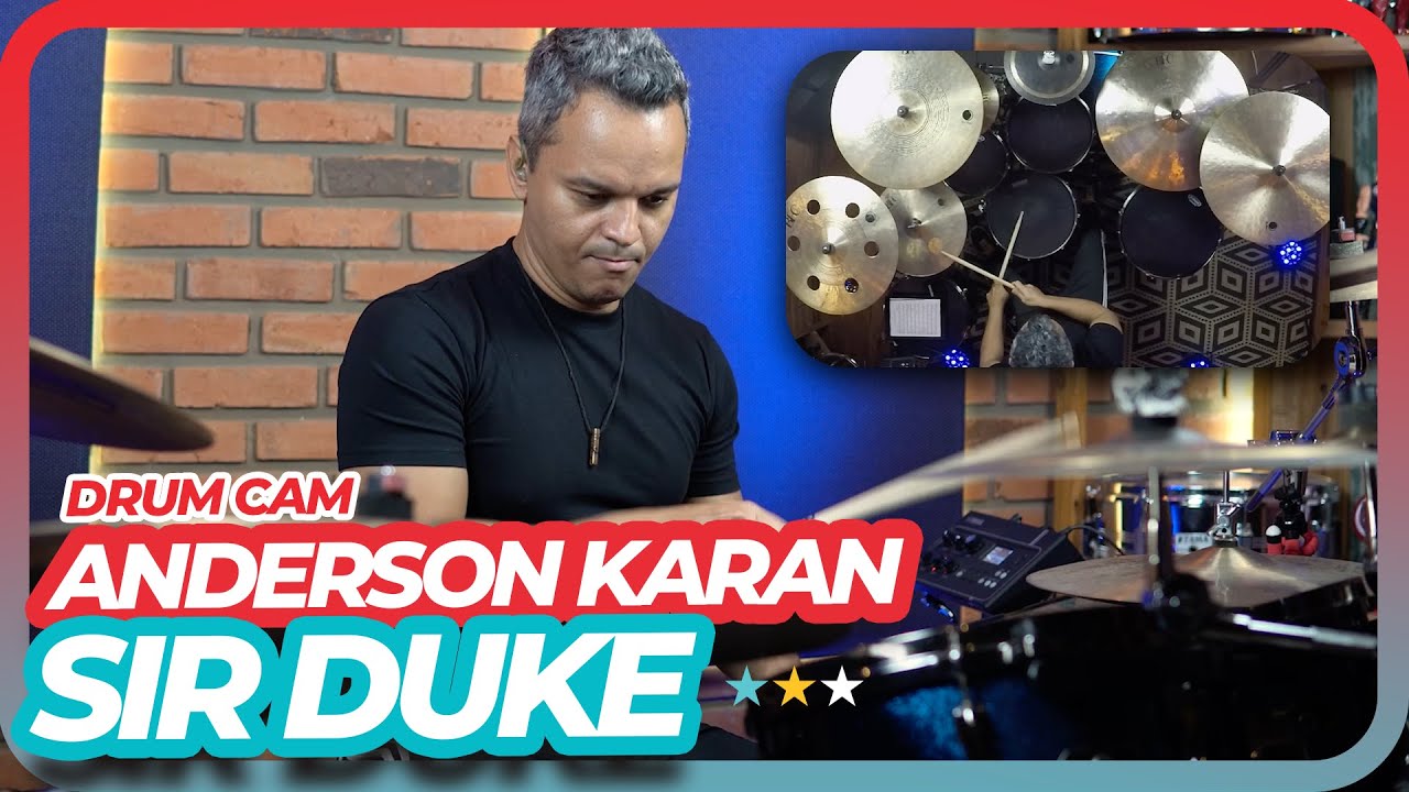 Sir Duke - Stevie Wonder - ANDERSON KARAN no Caf&eacute; & Bateria