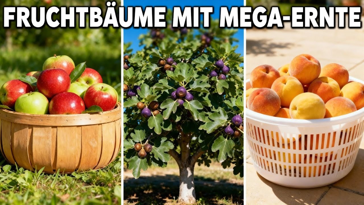 10 ertragreichste Obstbäume, mit denen du das ganze Jahr über essen wirst!