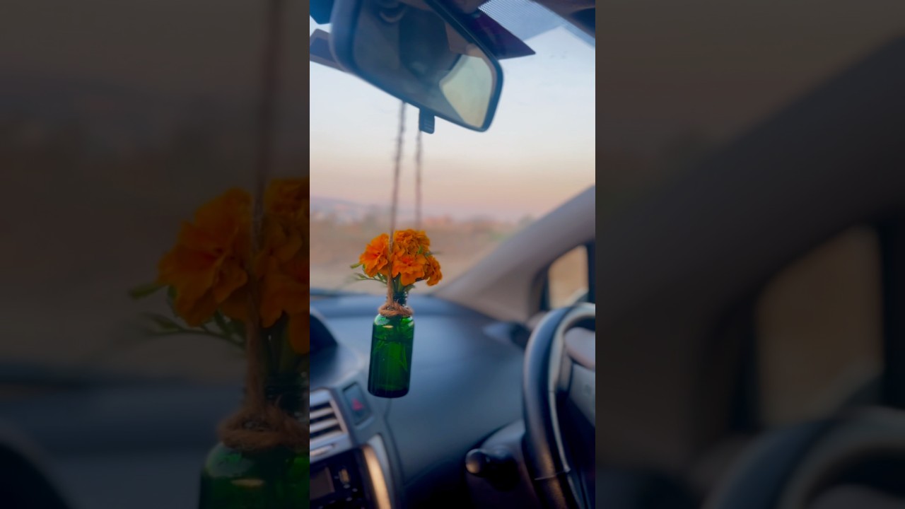 DIY Car Decor 🌼💐😱 #shorts #youtubeshorts #youtubepartner #diy #craft #decor #decoration #handmade
