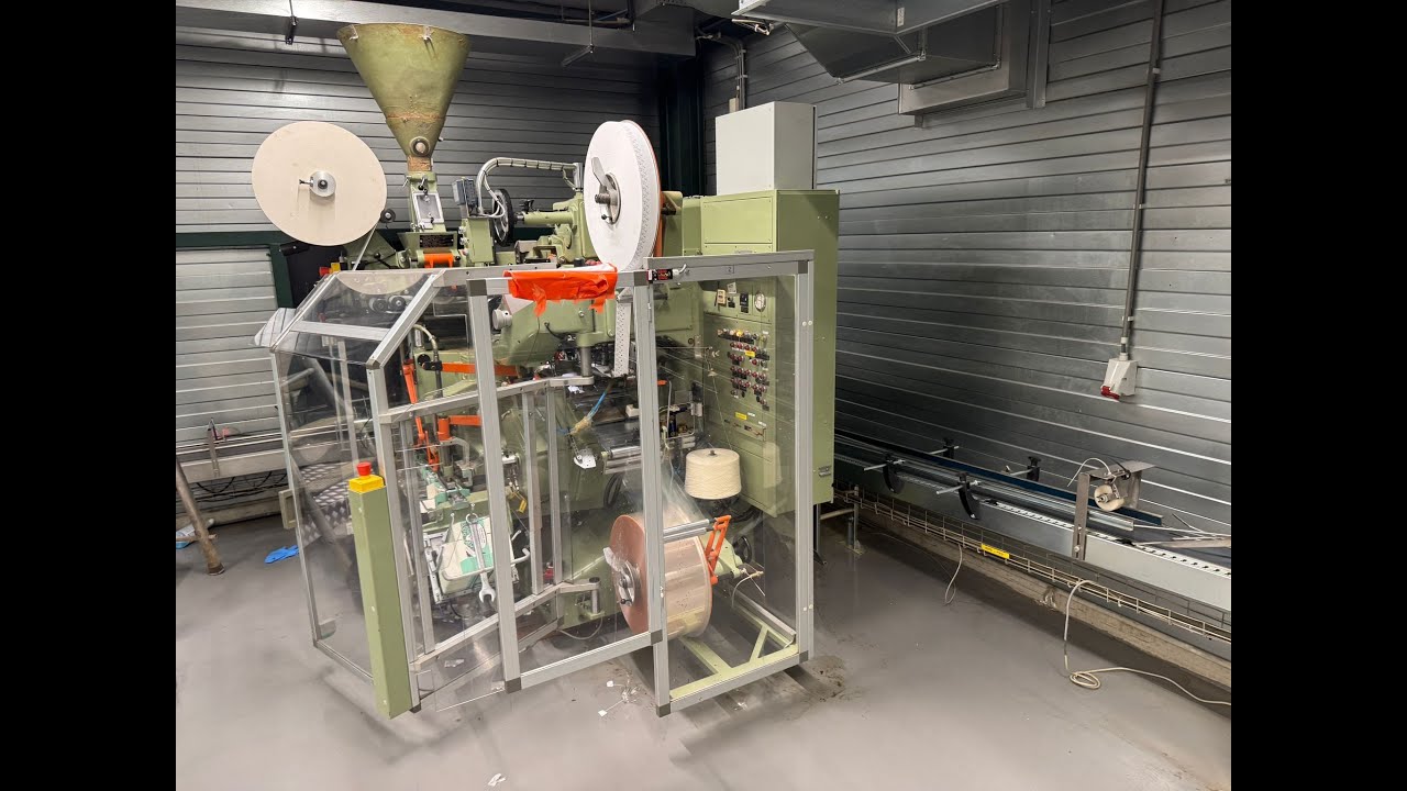 IMA C21 heat seal envelope tea bag making machine | 1982 | 103 mm filter paper