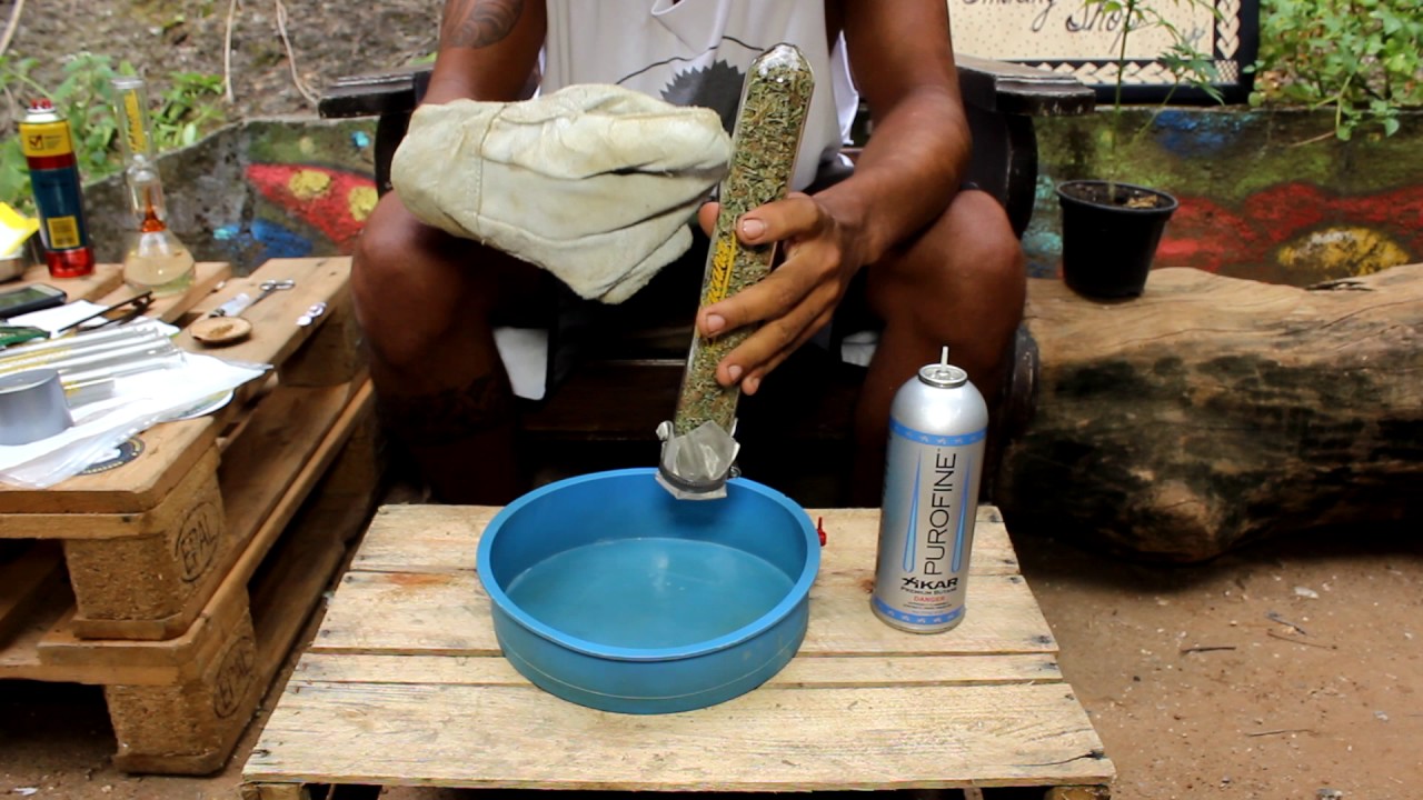 Extra&ccedil;&atilde;o de Butano Honey Oil -BHO / Review Extrator Tabacana