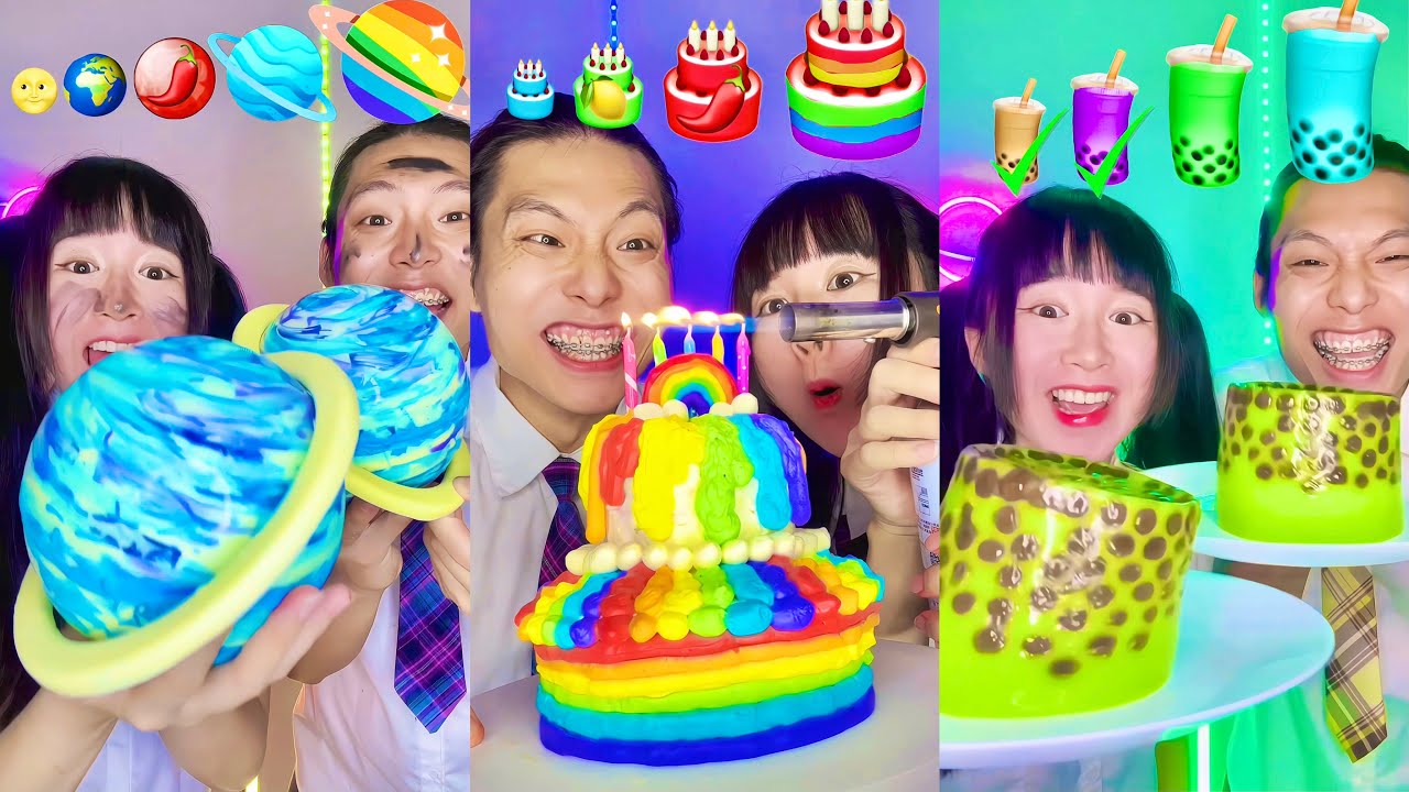 Small to Giant Rainbow Spicy Food Challenge Compilation! 🥵 (Part3)