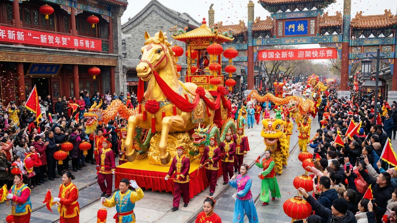 Chinese New Year Parade 2026 🏮 | Grand Lunar New Year Street Celebration