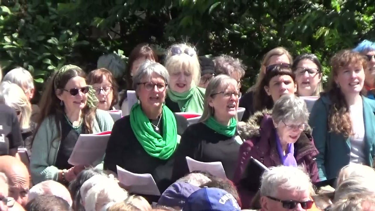 Let's sit at the table sung at the mass sing, Sheffield Street Choir Festival 8th June 2024