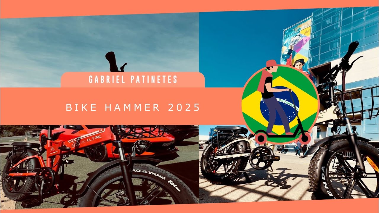 BIke Hammer 2025 os 1000w com mais Alegria que existe! SP Brasil