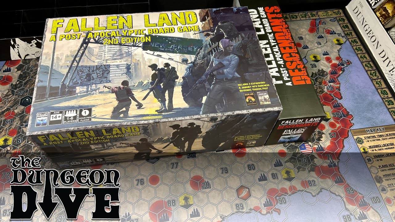 Fallen Land — подробная распаковка и переупаковка второго издания