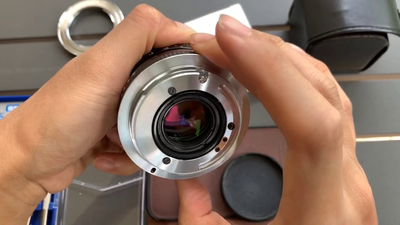 How To Change Rollei QBM Lens Mount Into Canon EF Lens Mount ( Adapt QBM to EF Eos Mount )